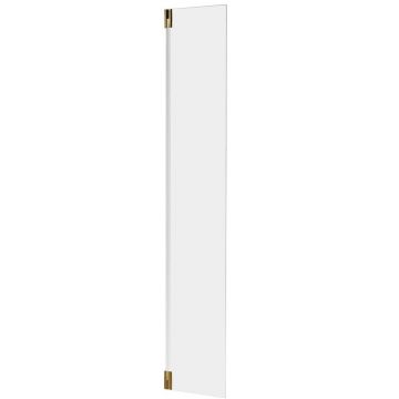 Боковая панель RGW (РГВ) 30x195 см Z-070-Gb золото браш цвет, прозрачное стекло 6 мм, EasyClean (352207003-16)