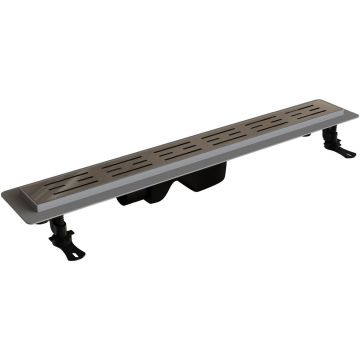 Душевой лоток RGW (РГВ) Drain Leo-20-60 прямой 60 см хром 50 мм (d слива) на ножках, сифон (60212060-01)