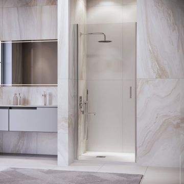 Душевая дверь RGW (РГВ) Leipzig 70x195 см LE-003 хром цвет, прозрачное стекло 6 мм, EasyClean (351200307-11)