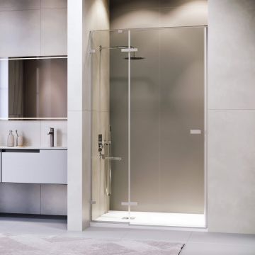 Душевая дверь RGW (РГВ) Stilvoll 100x200 см SV-004 хром цвет, прозрачное стекло 8 мм, EasyClean (353200410-11)