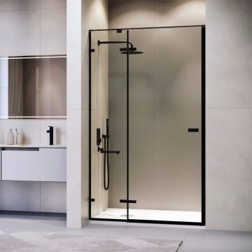 Душевая дверь RGW (РГВ) Stilvoll 160x200 см SV-004-B черный цвет, прозрачное стекло 8 мм, EasyClean (353200416-14)