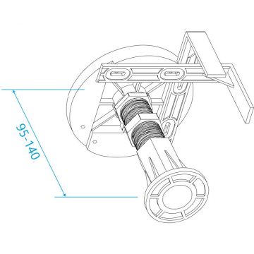 Ножки для поддона RGW N-01 (10) универсальные к GWS-21-41(BCF10) (03230111-31)