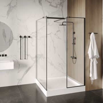 Душевой поддон Abber (Аббер) AD3D090 90х90 квадратный, акриловый, белый