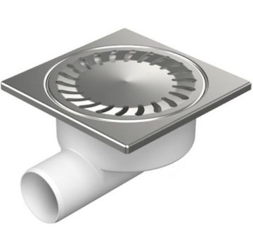 Душевой трап с решеткой Paini (Паини) 150х150 мм, Нептун, хром 326XN