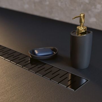 Душевой лоток Paini (Паини) Medium 750 мм, черный матовый CH750MC