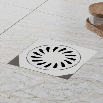 Душевой трап с решеткой Paini (Паини) 150х150 мм, хром 381E