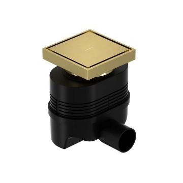 Душевой трап Allen Brau Priority 10х10 см, 9.50025.GB, золото брашированное