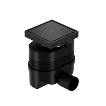 Душевой трап Allen Brau Priority 10х10 см, 9.50026.MG, графит брашированный