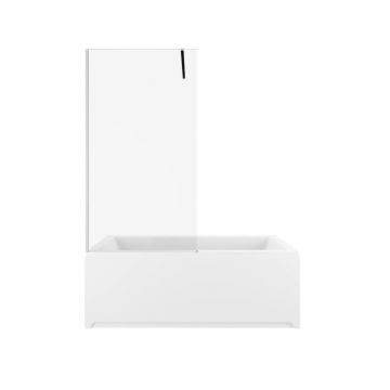 Шторка на ванну Allen Brau Infinity 80x160 см 3.21061.BA,стекло прозрачное, профиль хром