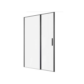 Душевая дверь Allen Brau Priority 100 см 3.31030.BBA, стекло прозрачное, профиль черный брашированный