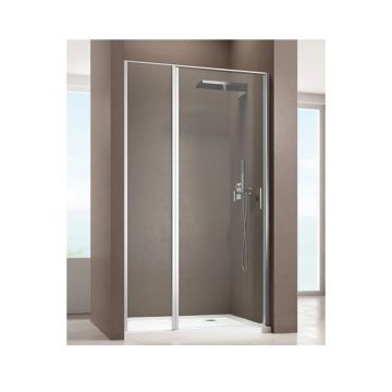 Душевая дверь Allen Brau Priority 120 см 3.31008.BA, стекло прозрачное, профиль серебро брашированное