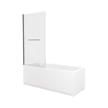 Шторка на ванну Allen Brau Priority 80x150 см 3.31024.BA, стекло прозрачное, профиль серебро брашированное