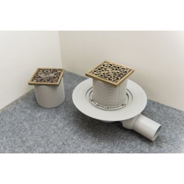 Насадка с рамкой и дизайн-решеткой Bronze de Luxe (Бронз Де Люкс) Узоры (21962)