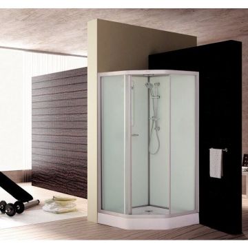 Душевая кабина Esbano (Эсбано) Elegancia пятиугольная с крышей EST-100PR 100х100х210 см