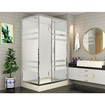 Душевая кабина Esbano (Эсбано) Econom прямоугольная с крышей ESE-108CKR 100х80х210 см