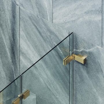 Шторка для ванны Maybahglass (Майбахгласс) складная 2 секции 1400х515 мм, Стекло 6 мм Бесцветное MGV-572-3