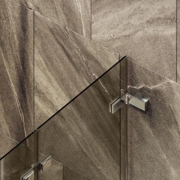 Шторка для ванны Maybahglass (Майбахгласс) складная 2 секции 1400х515 мм, Стекло 6 мм Бронза MGV-573-4