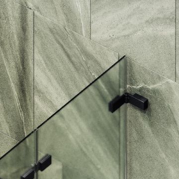 Шторка для ванны Maybahglass (Майбахгласс) складная 2 секции 1400х515 мм, Стекло 6 мм Сатин MGV-574-6