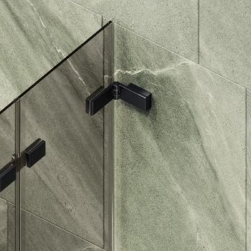 Шторка для ванны Maybahglass (Майбахгласс) складная 3 секции 1400х750 мм, Стекло 6 мм Бронза MGV-580-6