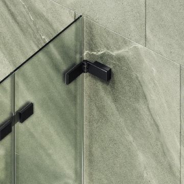 Шторка для ванны Maybahglass (Майбахгласс) складная 3 секции 1400х750 мм, Стекло 6 мм Сатин MGV-581-6