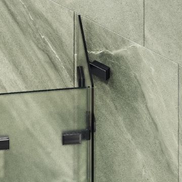 Шторка для ванны Maybahglass (Майбахгласс) складная 4 секции 1400х980 мм, Стекло 6 мм Сатин MGV-587-6