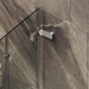 Шторка для ванны Maybahglass (Майбахгласс) складная 4 секции 1400х980 мм, Стекло 6 мм Бесцветное MGV-584-4