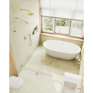 Душевая перегородка Maybahglass (Майбахгласс) коннектор стена-стекло 1950х990 мм, Стекло 8 мм Бесцветное MGD-261-3