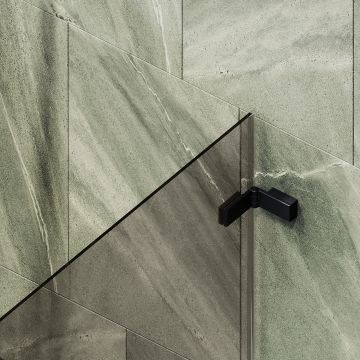 Шторка душевая Maybahglass (Майбахгласс) поворотная на петлях 1400х405 мм, стекло 6 мм Сатин MGV-648-6