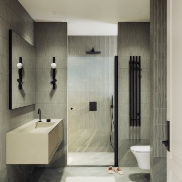 Душевая дверь на монопетле Maybahglass (Майбахгласс) 1980х600 мм, стекло 6 мм Бесцветное MGD-797-6