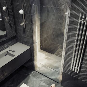 Душевая дверь на монопетле Maybahglass (Майбахгласс) 1980х600 мм, стекло 6 мм Бесцветное MGD-797-5