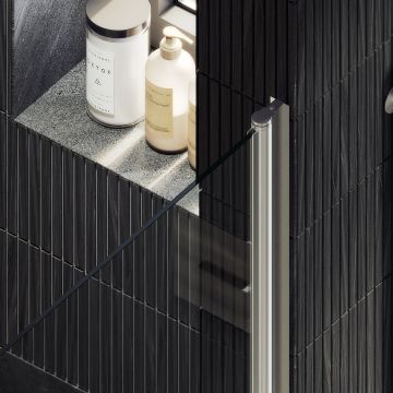 Душевая дверь на монопетле Maybahglass (Майбахгласс) 1980х600 мм, стекло 6 мм Бесцветное MGD-797-5