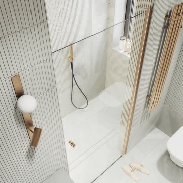 Душевая дверь на монопетле Maybahglass (Майбахгласс) 1980х600 мм, стекло 6 мм Бесцветное MGD-797-2