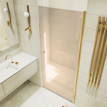 Душевая дверь на монопетле Maybahglass (Майбахгласс) 1980х600 мм, стекло 6 мм Бронза MGD-798-3