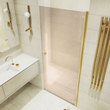 Душевая дверь на монопетле Maybahglass (Майбахгласс) 1980х600 мм, стекло 6 мм Бронза матовая MGD-799-3