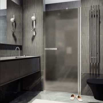 Душевая дверь на монопетле Maybahglass (Майбахгласс) 1980х600 мм, стекло 8 мм Бронза матовая MGD-450-5