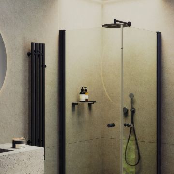 Душевой угол на монопетлях Maybahglass (Майбахгласс) 800х800х1980 мм, стекло 6 мм Бесцветное MGY-1291-6