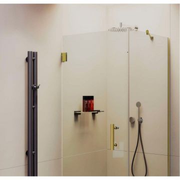 Душевой угол на петлях Maybahglass (Майбахгласс) 1000х1000х1950 мм, стекло 8 мм Бесцветное MGY-1304-3