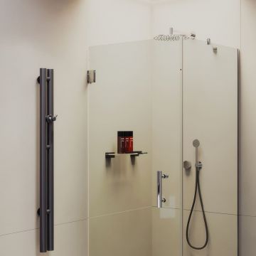 Душевой угол на петлях Maybahglass (Майбахгласс) 900х900х1950 мм, стекло 8 мм Бесцветное MGY-1303-4