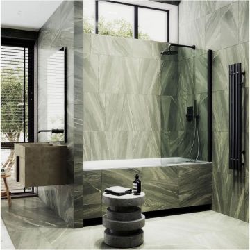 Шторка для ванны поворотная на монопетле Maybahglass (Майбахгласс) 1400х600 мм, стекло 6 мм Бесцветное MGV-598-6