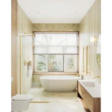 Душевая перегородка Maybahglass (Майбахгласс) в узком профиле 1950х1090 мм, Стекло 8 мм Бесцветное MGD-677-3у