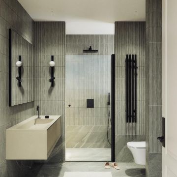 Душевая дверь Maybahglass (Майбахгласс) на монопетле 1980х800 мм, Стекло 6 мм Бесцветное MGD-803-6