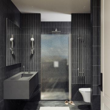 Душевая дверь Maybahglass (Майбахгласс) на монопетле 1980х900 мм, Стекло 6 мм Сатин MGD-814-5