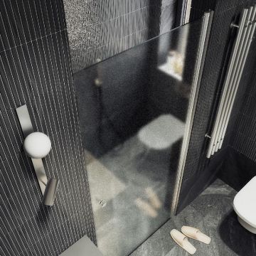 Душевая дверь Maybahglass (Майбахгласс) на монопетле 1980х900 мм, Стекло 6 мм Сатин MGD-814-5