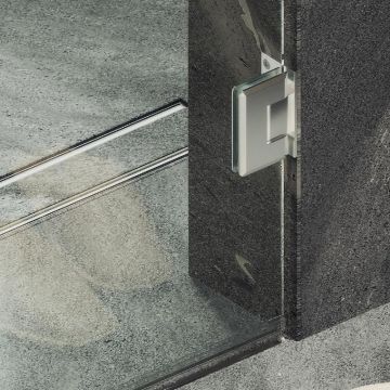 Душевая дверь Maybahglass (Майбахгласс) на петлях 1950х905 мм, Стекло 8 мм Бесцветное MGD-509-4