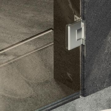 Душевая дверь Maybahglass (Майбахгласс) на петлях 1950х805 мм, Стекло 8 мм Бронза MGD-520-4