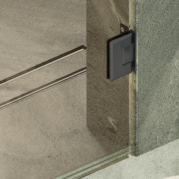 Душевая дверь Maybahglass (Майбахгласс) на петлях 1950х905 мм, Стекло 8 мм Бронза MGD-525-6