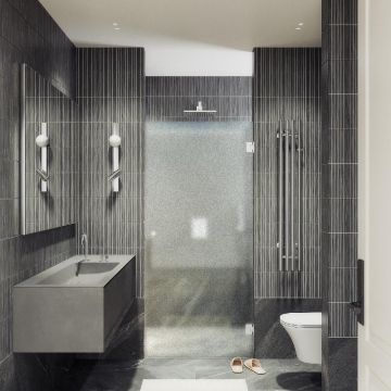 Душевая дверь Maybahglass (Майбахгласс) на петлях 1950х905 мм, Стекло 8 мм Сатин MGD-527-4