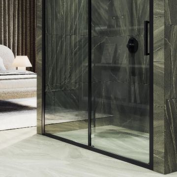 Душевая дверь Maybahglass (Майбахгласс), раздвижная,6 мм , Стекло Бесцветное,1950х1500 мм MGD-1277-6