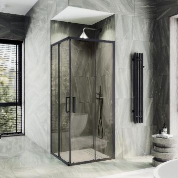 Душевой угол Maybahglass (Майбахгласс), раздвижной ,6мм , Стекло Бесцветное,100х100 см MGY-1324-6