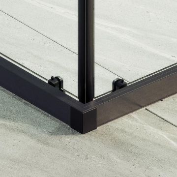 Душевой угол Maybahglass (Майбахгласс), раздвижной ,6мм , Стекло Бесцветное,100х100 см MGY-1324-6